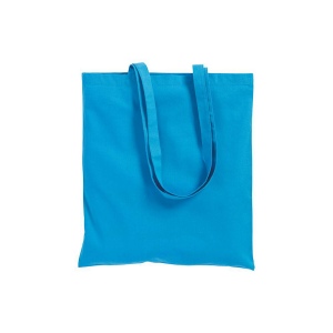 Shopper avec soufflet en coton 220 g/m2, anses longues 36