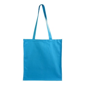 Shopper avec soufflet en coton 220 g/m2, anses longues 37