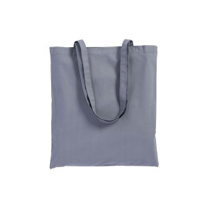 Shopper avec soufflet en coton 220 g/m2, anses longues 45