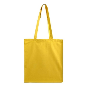 Shopper avec soufflet en coton 220 g/m2, anses longues 52