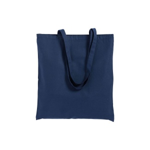 Shopper avec soufflet en coton 220 g/m2, anses longues 54