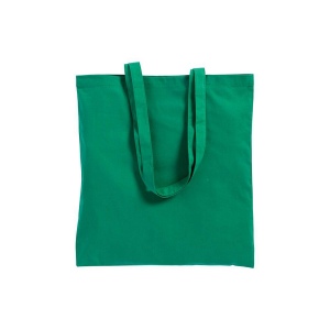 Shopper avec soufflet en coton 220 g/m2, anses longues 57