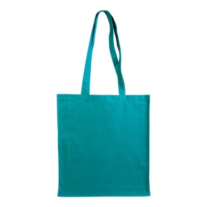 Shopper avec soufflet en coton 220 g/m2, anses longues 22