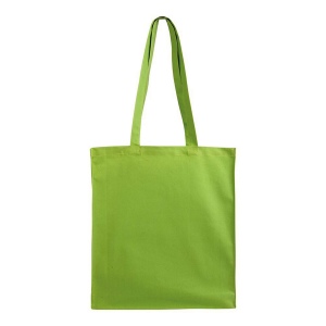 Shopper avec soufflet en coton 220 g/m2, anses longues 25