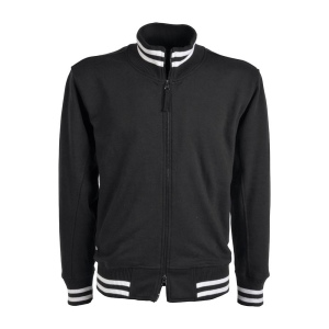 Sweat homme à fermeture éclair 60% coton, 40% polyester 280 g/m2 avec double bordures en c 5