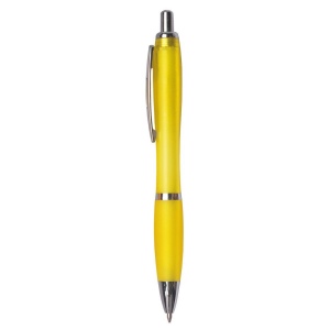 Stylo bille   d clic transparent color - PLASTIQUE ABS+AS - refill jumbo 11