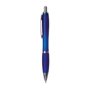 Stylo bille   d clic transparent color - PLASTIQUE ABS+AS - refill jumbo 12