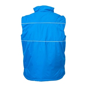 Veste rembourrée sans manche en polyester imperméabilisé avec bordure réfléchissante, doub 5