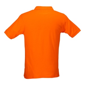 Polo 100% coton piqué  180 g/m2, manche courte et fermeture avec 2 boutons. Tailles : S/M/ 14