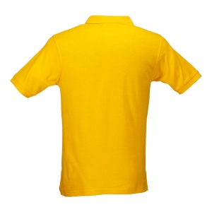 Polo 100% coton piqué  180 g/m2, manche courte et fermeture avec 2 boutons. Tailles : S/M/ 15