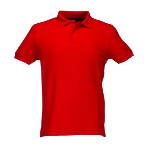 Polo 100% coton piqué  180 g/m2, manche courte et fermeture avec 2 boutons. Tailles : S/M/ 9