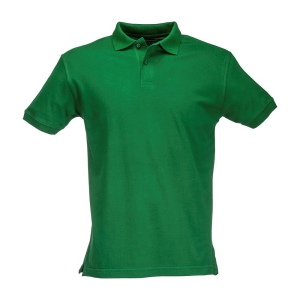 Polo 100% coton piqué  180 g/m2, manche courte et fermeture avec 2 boutons. Tailles : S/M/ 8