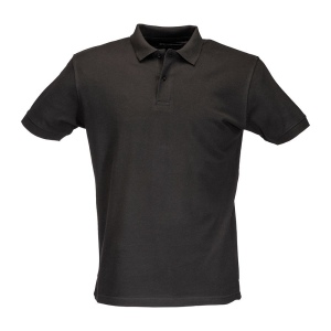 Polo 100% coton piqué  180 g/m2, manche courte et fermeture avec 2 boutons. Tailles : S/M/ 10
