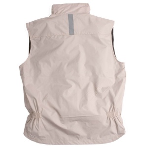 Gilet multipoche sans manche en polyester doublé à l'intérieur en filet Pongee. Tailles : 5