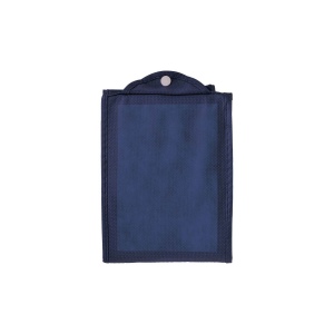 Shopper pliable avec soufflet en TNT 80g/m2 cousu, anses courtes 7