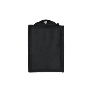 Shopper pliable avec soufflet en TNT 80g/m2 cousu, anses courtes 16