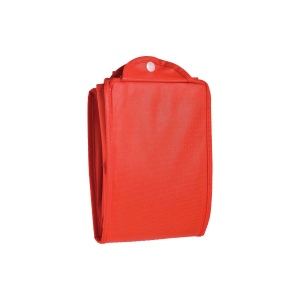 Shopper pliable avec soufflet en TNT 80g/m2 cousu, anses courtes 14