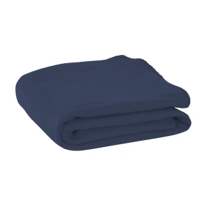 Couverture en polaire, enroulée avec bande de fermeture en nylon avec espace personnalisab 7