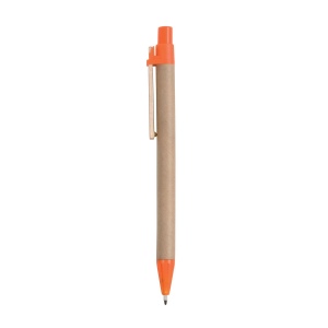 Stylo bille en carton recyclè et des clips en bois 7