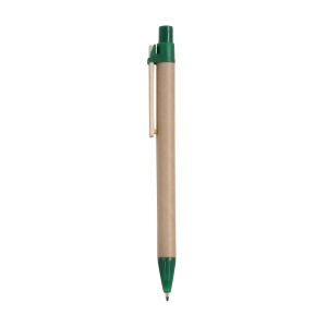 Stylo bille en carton recyclè et des clips en bois 9