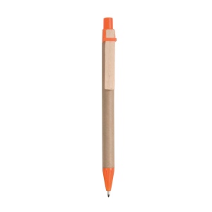 Stylo bille en carton recyclè et des clips en bois