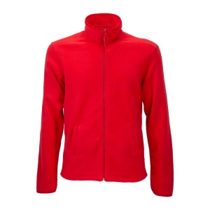 Sweat homme à fermeture éclair en micropolaire 180 g/m2 avec 2 poches. Tailles : S/M/L/XL/ 3