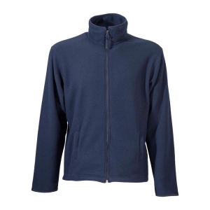 Sweat homme à fermeture éclair en micropolaire 180 g/m2 avec 2 poches. Tailles : S/M/L/XL/ 2