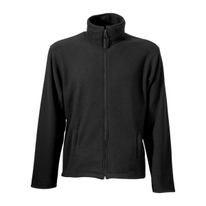 Sweat homme à fermeture éclair en micropolaire 180 g/m2 avec 2 poches. Tailles : S/M/L/XL/ 4