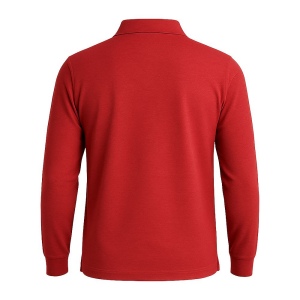 Polo 100% coton piqué 180 g/m2, manches longues et fermeture avec 2 boutons. Tailles : S/M 6