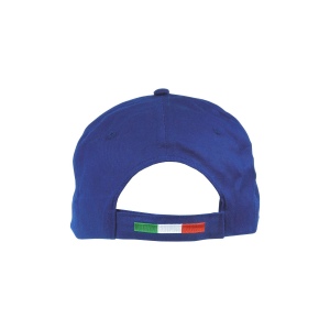 Casquette en coton, 5 panneaux avec broderie tricolore sur la fermeture, fermeture velcro 7