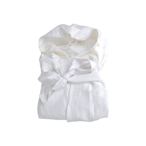 Peignoir de bain en microfibre de polyester (170 g/m2) ultra absorbant emballé dans un sac 6