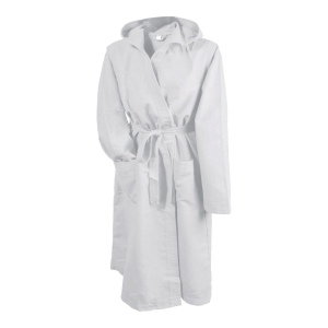 Peignoir de bain en microfibre de polyester (170 g/m2) ultra absorbant emballé dans un sac 3