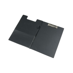 Porte-bloc A4 en plastique avec pince et porte-stylo 19