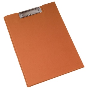 Porte-bloc A4 en plastique avec pince et porte-stylo 4
