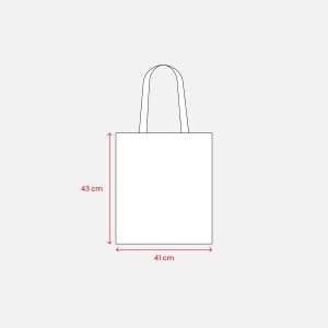 Shopper pliable en forme de rose en polyester 190T repliable dans une poche 5