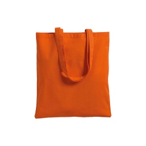 Shopper avec soufflet en coton 220 g/m2, anses longues et fermeture avec zip 6