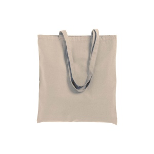 Shopper avec soufflet en coton 250 g/m2, anses longues et fermeture avec zip 3