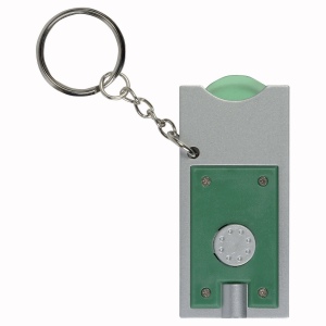 Porte-cles avec jeton pour chariot et lumiere (6,5x2,8cm) 18