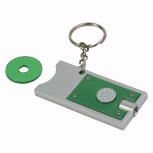 Porte-cles avec jeton pour chariot et lumiere (6,5x2,8cm) 19