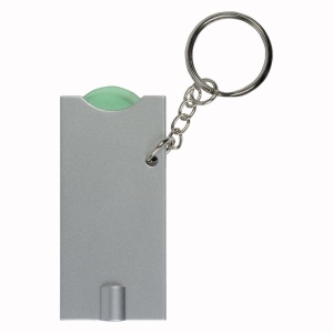 Porte-cles avec jeton pour chariot et lumiere (6,5x2,8cm) 20