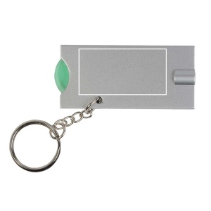 Porte-cles avec jeton pour chariot et lumiere (6,5x2,8cm) 21