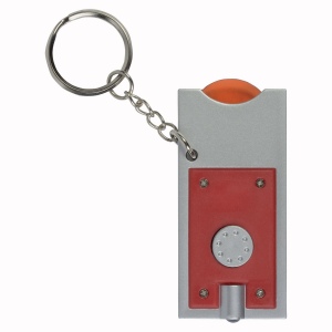 Porte-cles avec jeton pour chariot et lumiere (6,5x2,8cm) 22