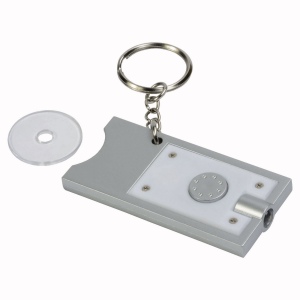 Porte-cles avec jeton pour chariot et lumiere (6,5x2,8cm) 29