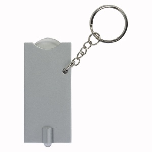 Porte-cles avec jeton pour chariot et lumiere (6,5x2,8cm) 30