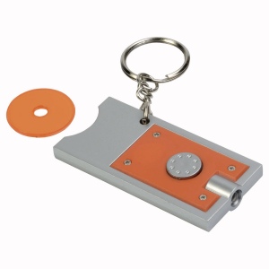 Porte-cles avec jeton pour chariot et lumiere (6,5x2,8cm) 13