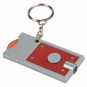 Porte-cles avec jeton pour chariot et lumiere (6,5x2,8cm) 6