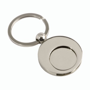 Porte-cl s en m tal  avec  jeton pour chariot (6x2,3cm) 5