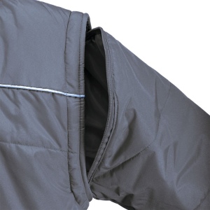 Veste rembourrée en polyester Pongee avec manches détachables et poche porte-badge d'ident 5