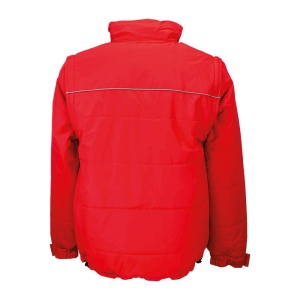 Veste rembourrée en polyester Pongee avec manches détachables et poche porte-badge d'ident 6