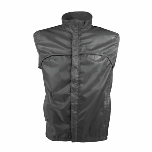 Gilet de haute visibilité en polyester avec filet aéré sur le dos de couleur fluo avec ban 3